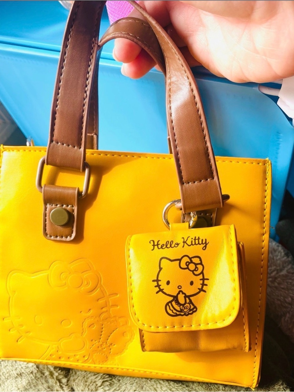 Golden Yellow Hello Kitty Mini Purse